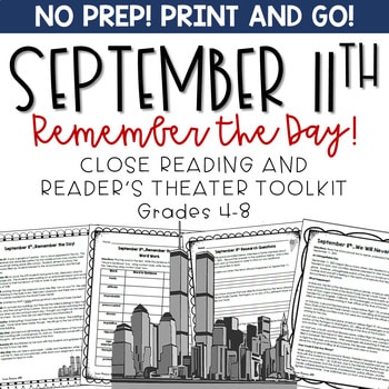 September 11 readers theater