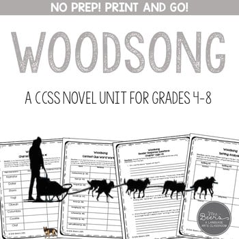 woodsong novel study unit