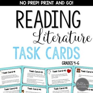 reading task cards