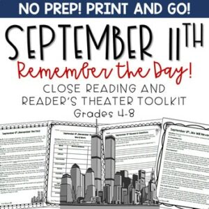 9/11 Readers Theater for teaching about September 11th