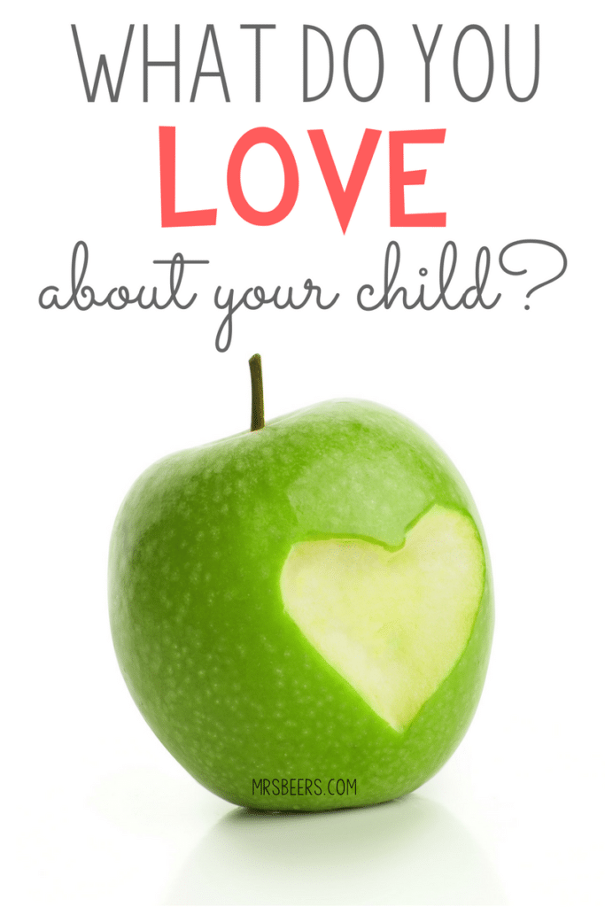 What do you love about your child