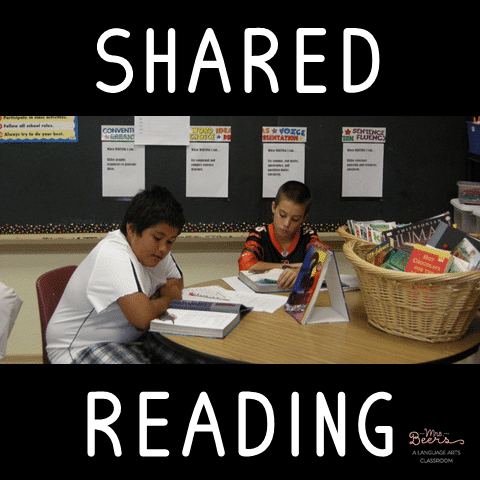 balanced literacy approach - shared reading