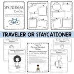 A Spring Break Personal Narrative Journal Prompts