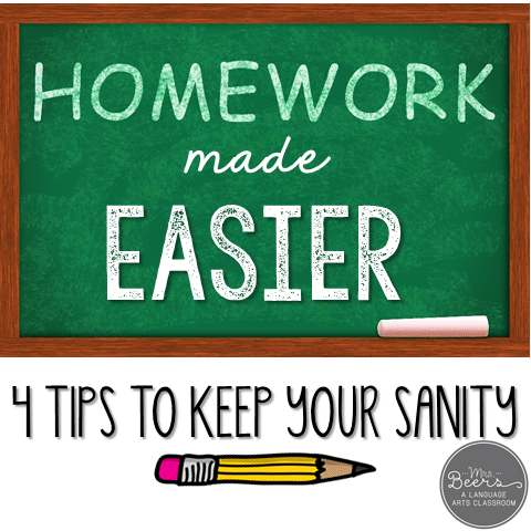 Homework tips for parents and teachers