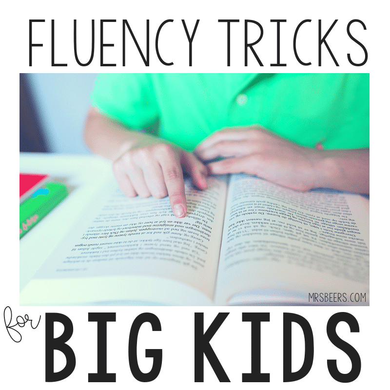 5 Reading Fluency Tricks for BIG KIDS