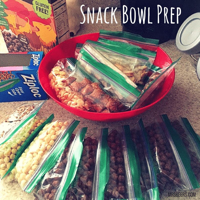 Snack Bowl Prep!