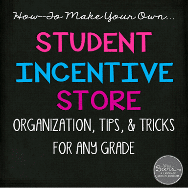 Student Incentive Store FREEBIE