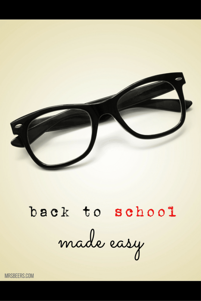 Back to School Made Easy