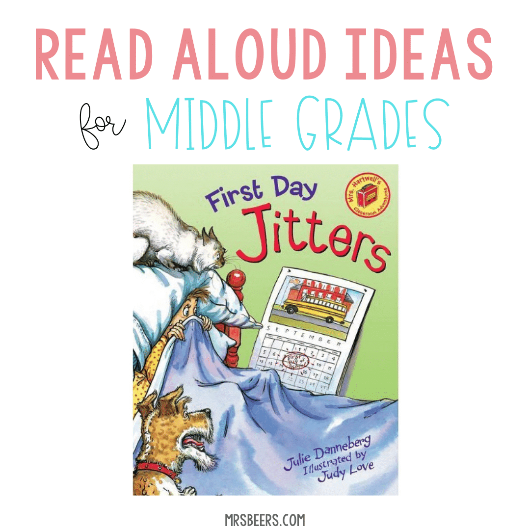 first day jitters read aloud idea