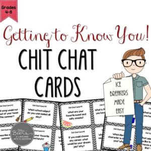 getting to know you task cards