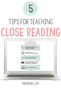 teaching close reading