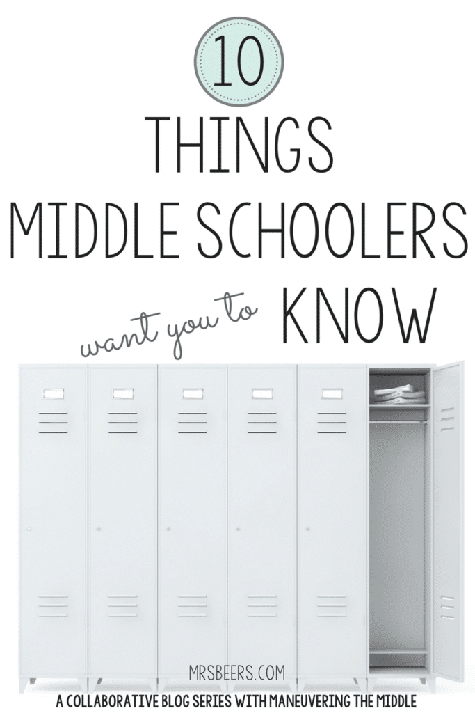 10-Things Middle School Students Want Parents and Teachers to KNOW!