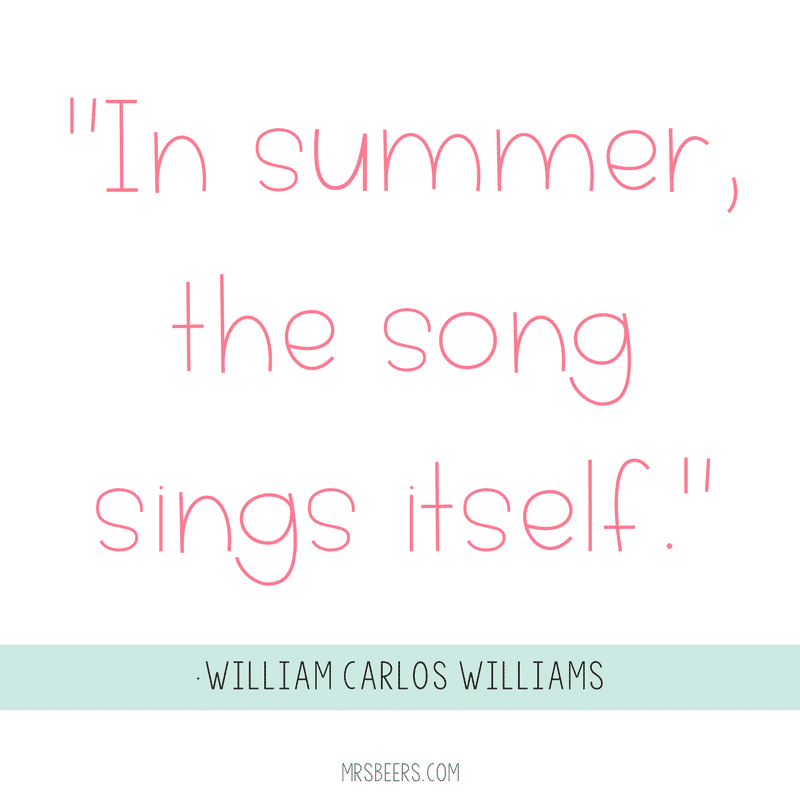 summer the song sings itself