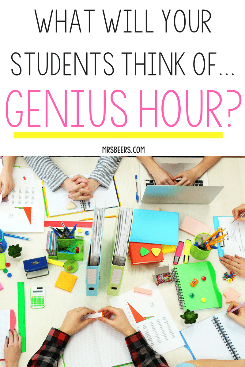 middle school homeroom ideas - genius hour