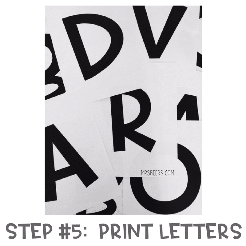 bulletin board letters made easy 3 steps