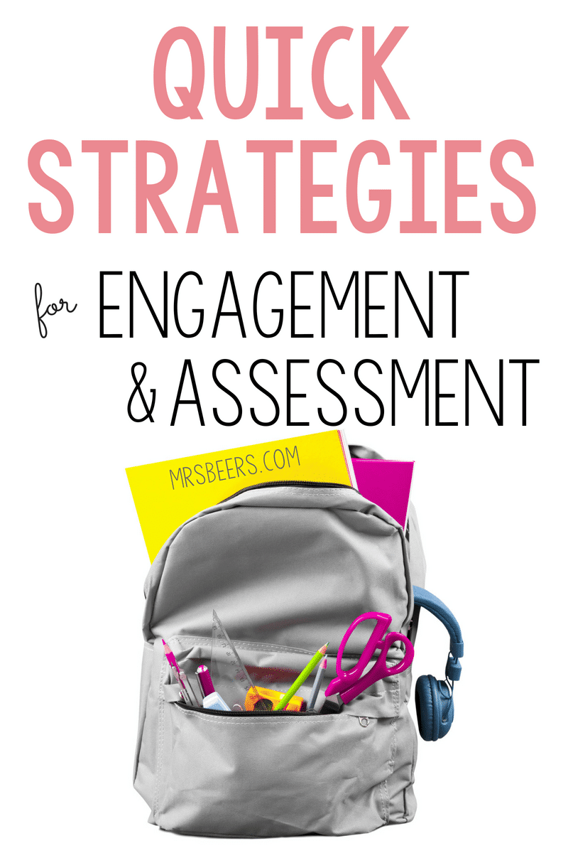 strategies for student engagement and assessment