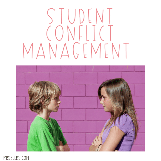 conflict management middle school