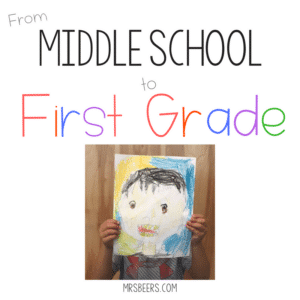 teaching first grade after sixth grade