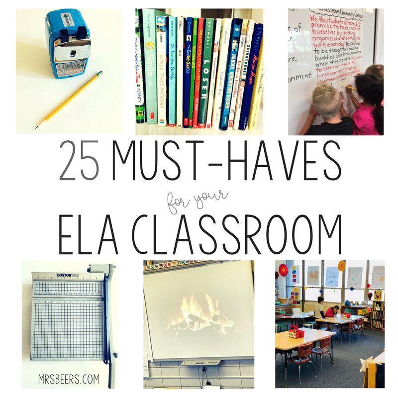 ela classroom ideas