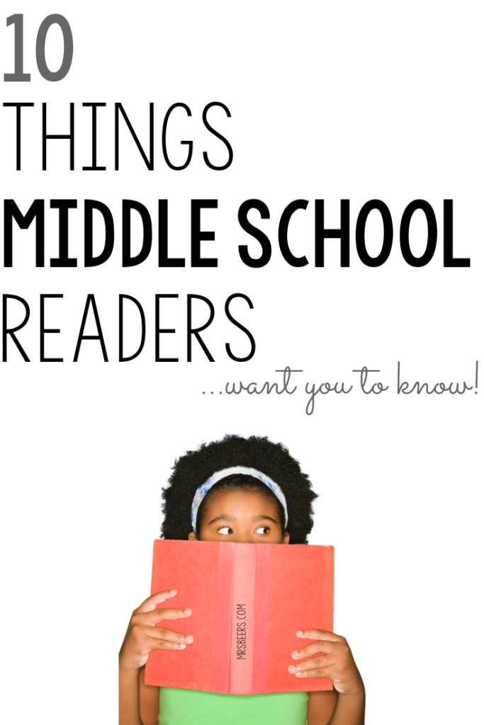 Middle School Readers - everything teachers need to know!