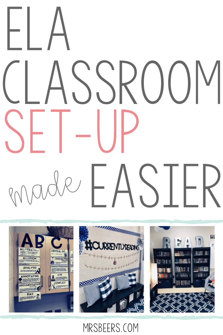 ELA classroom setup