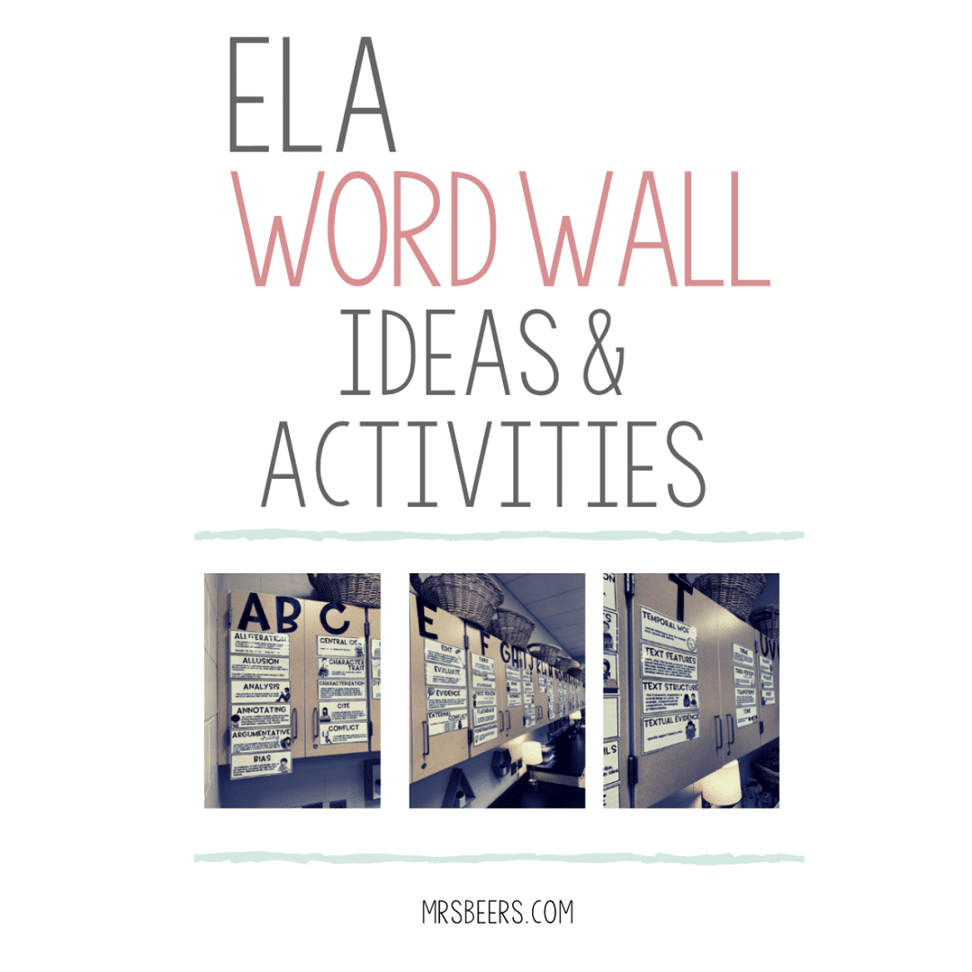 ELA word wall ideas