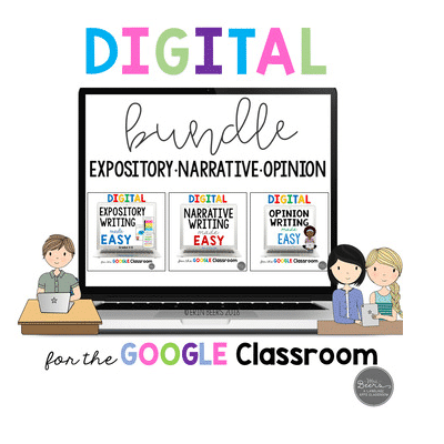 digital writing activities for google classroom