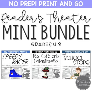 reader's theater mini bundle grades 4-8