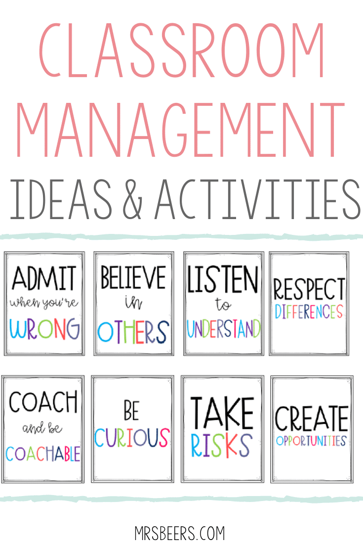 classroom management activities