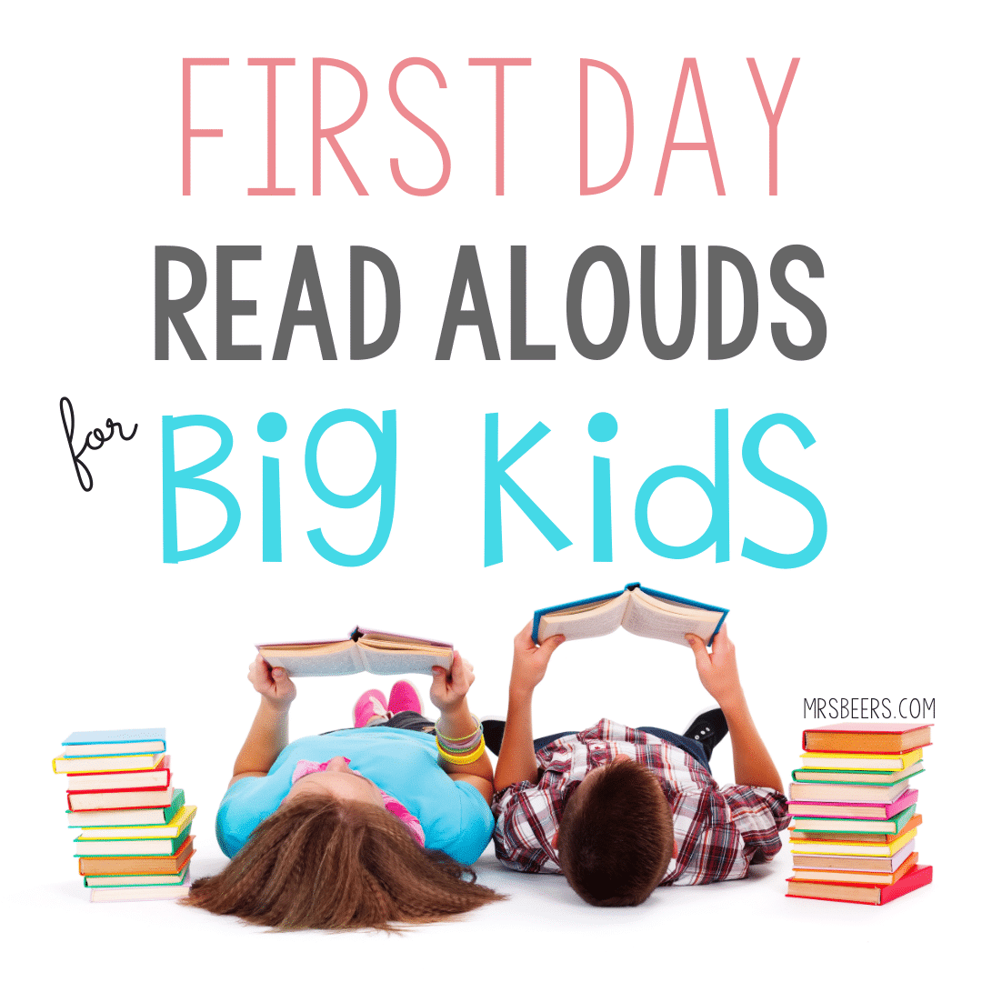 first day read alouds for middle school