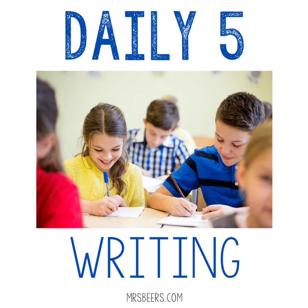 daily 5 writing ideas