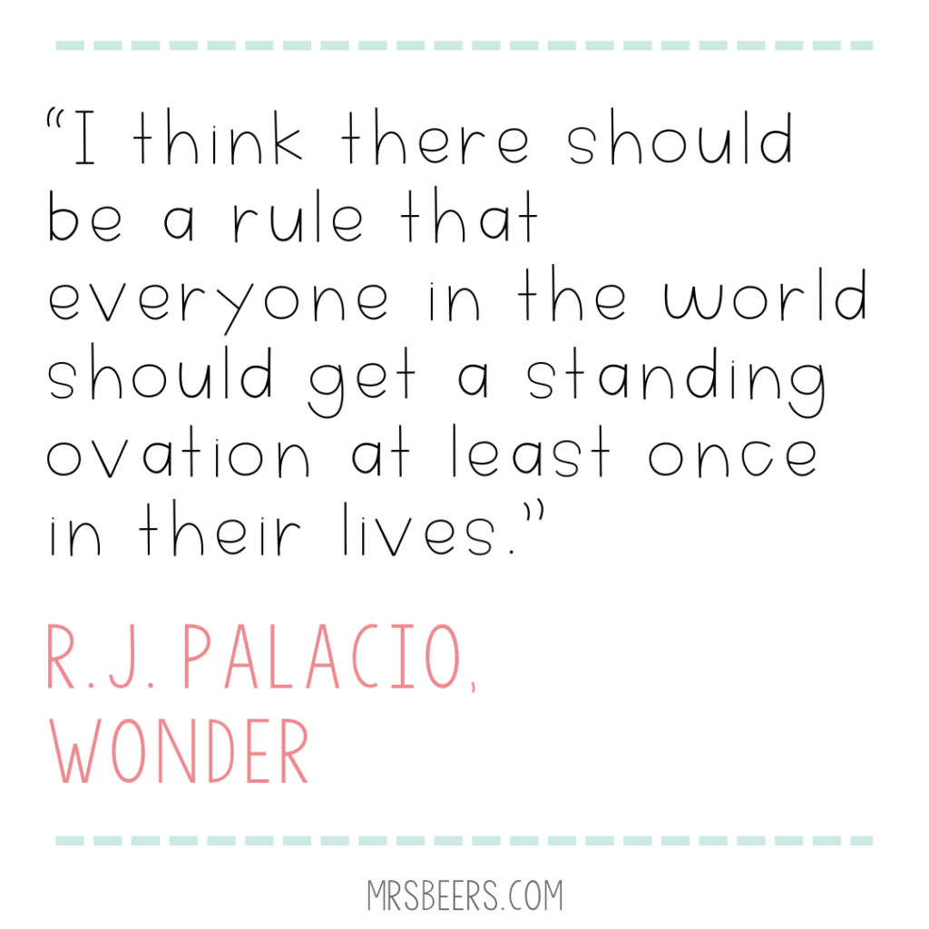 Quote from Wonder novel