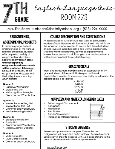 middle-school-syllabus-made-easy