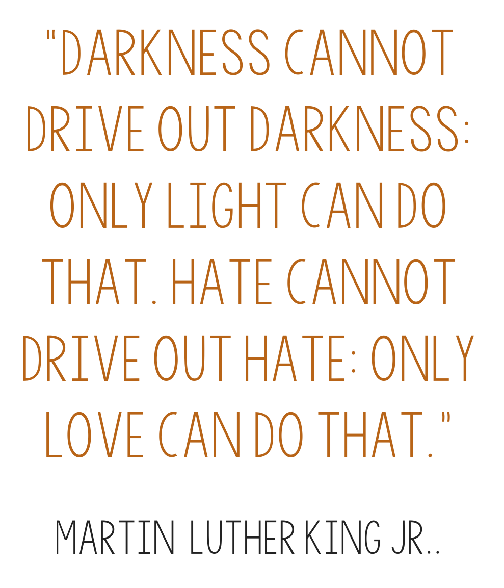 MLK quote for teachers and students