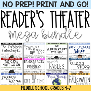 readers theater bundle for middle grades