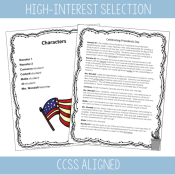 Presidents Day reader's theater image3