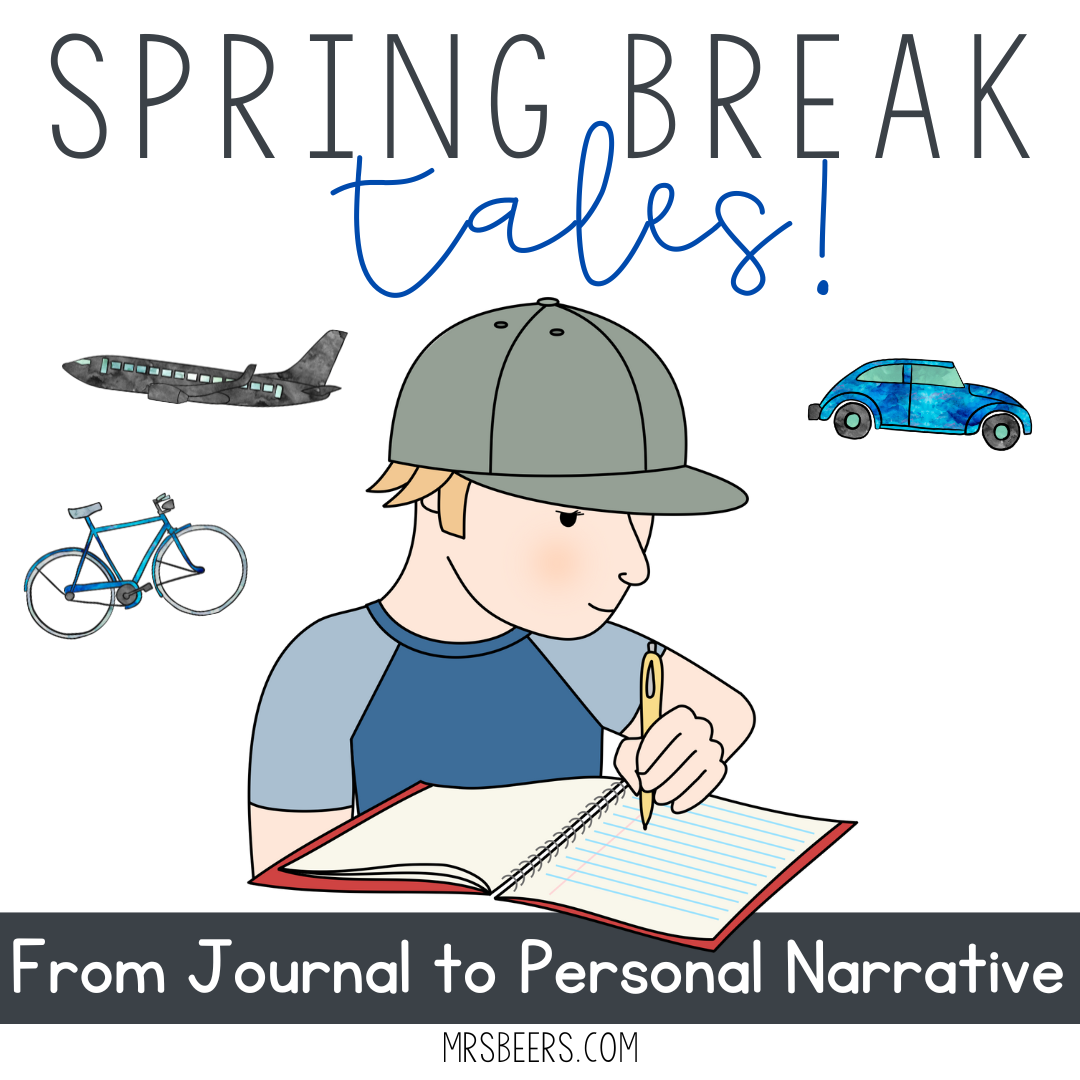 ELA Spring Break Writing Activities for middle school