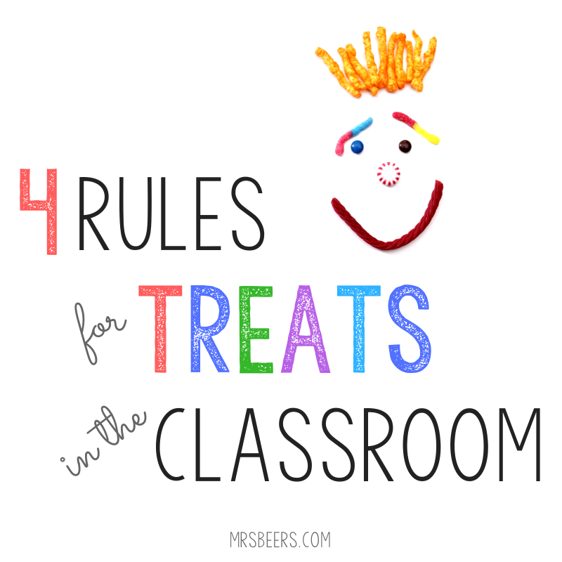 4 Rules for Treats in the Classroom