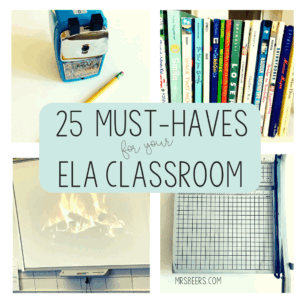 25 ELA classroom must-haves for teachers