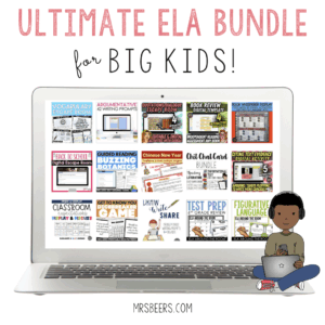 Middle School ELA Lesson Plans Bundle