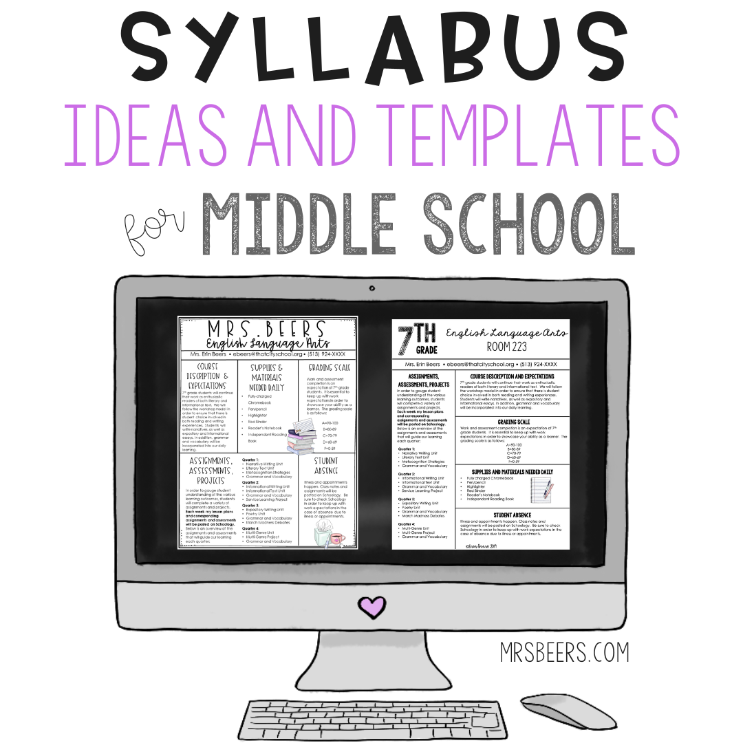 Middle School Syllabus MADE EASY!