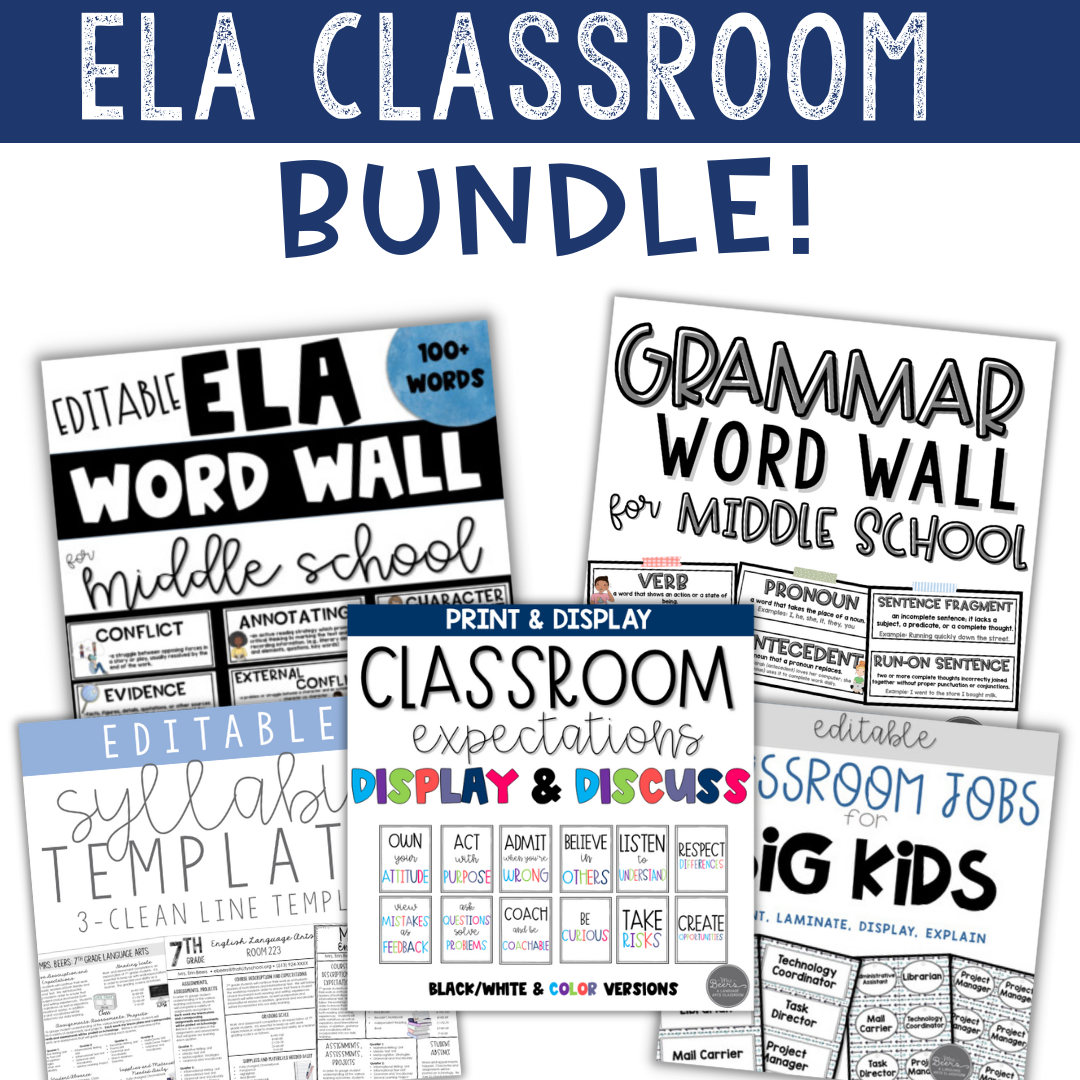 ELA classroom bundle