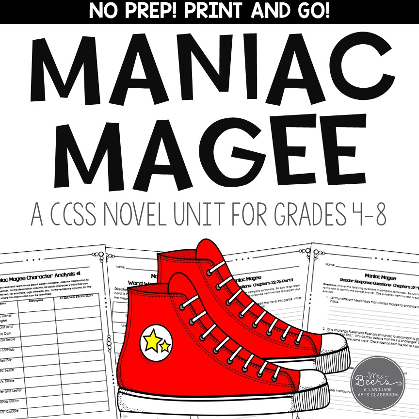 Maniac Magee novel study