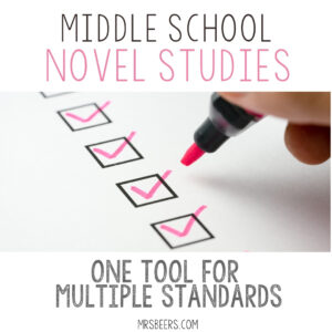 How the right novel study can cover multiple teaching standards.