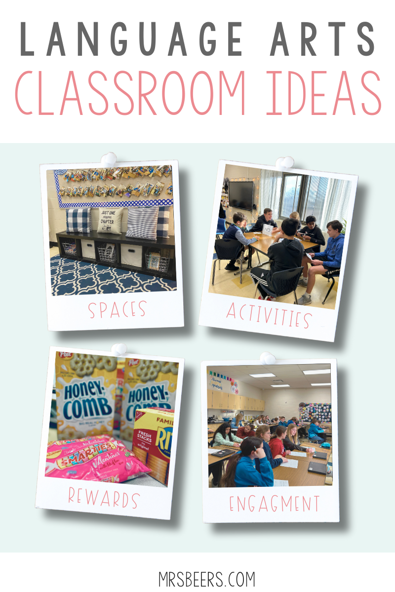 language arts classroom ideas for middle school