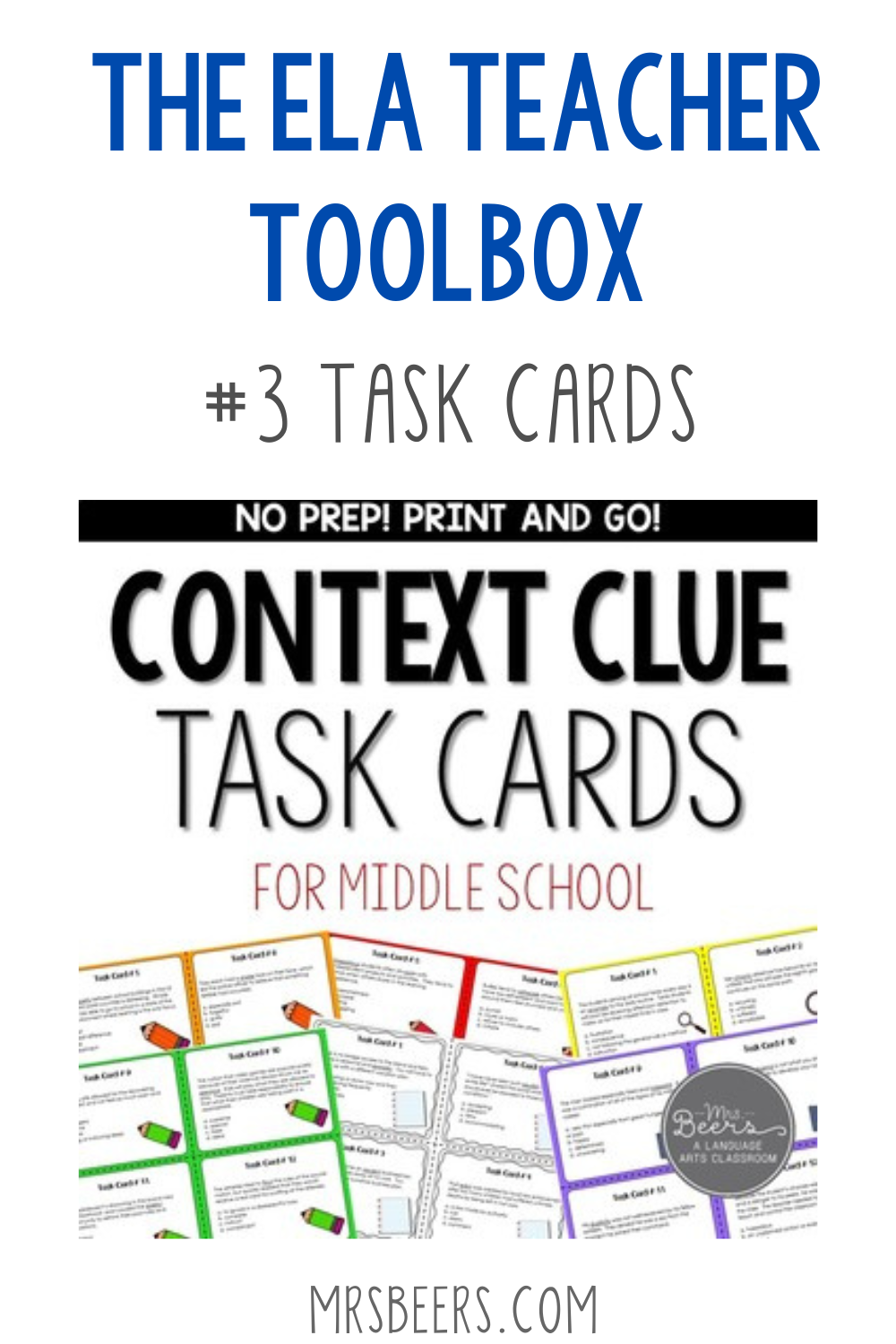 ELA Teacher Toolbox: Task Cards