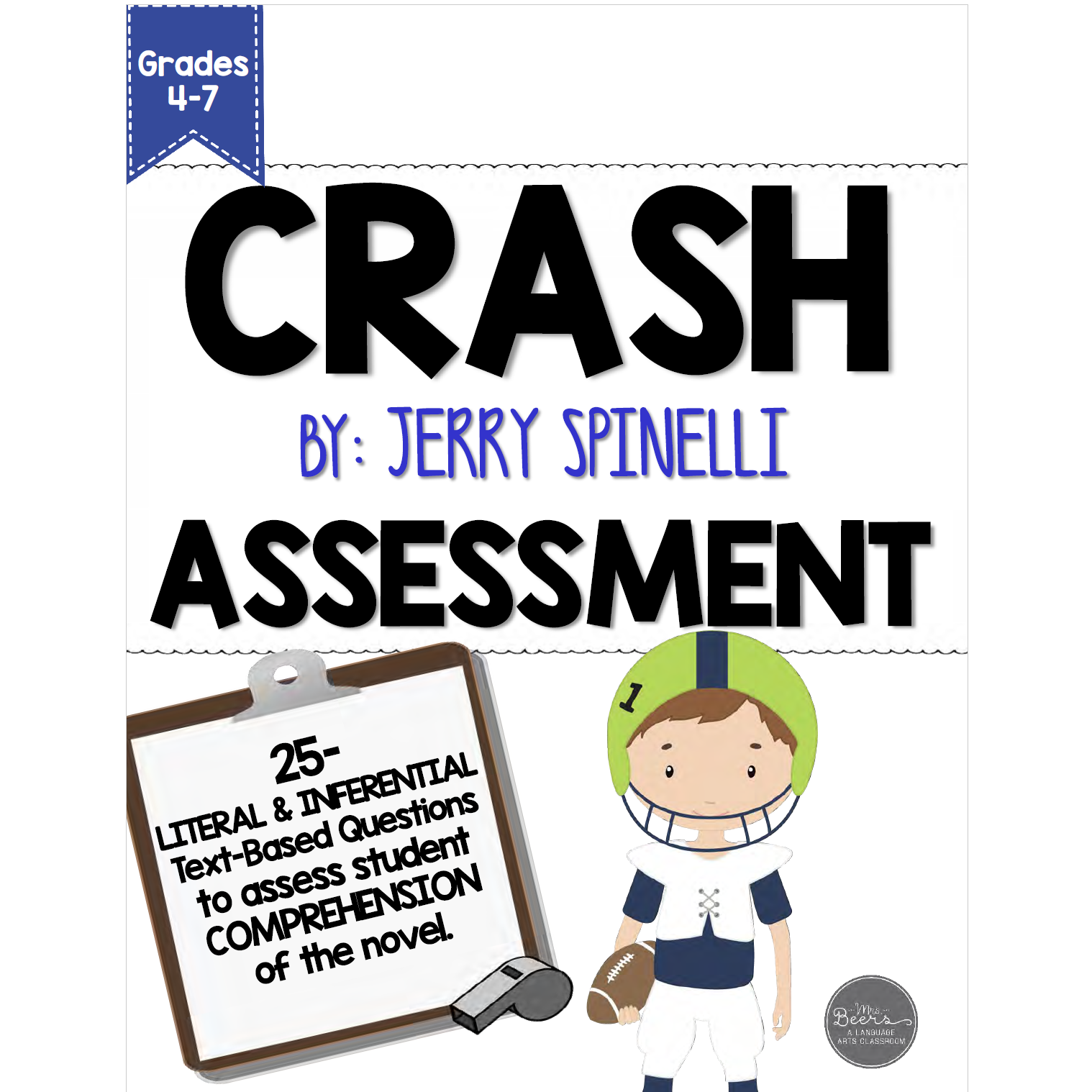 Crash by Jerry Spinelli End of Book Test