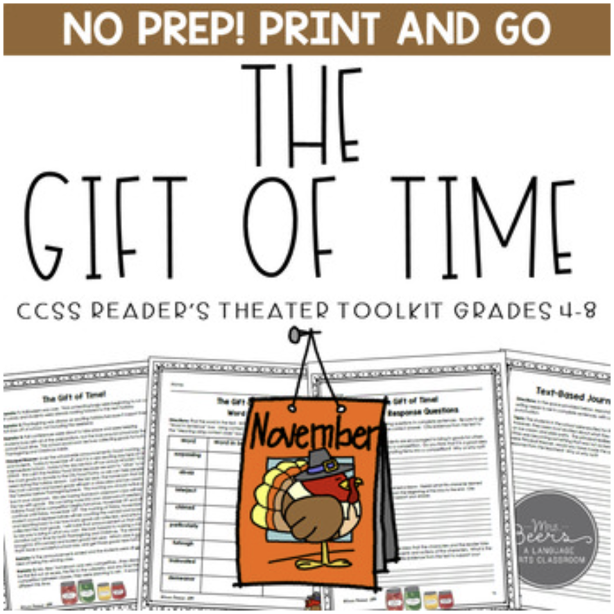 Thanksgiving Reader's Theater for Middle School