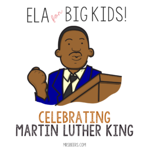 MLK middle school activities for teachers