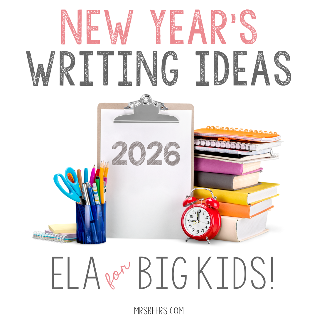 New Year’s Writing Activities and Printables for After Winter Break
